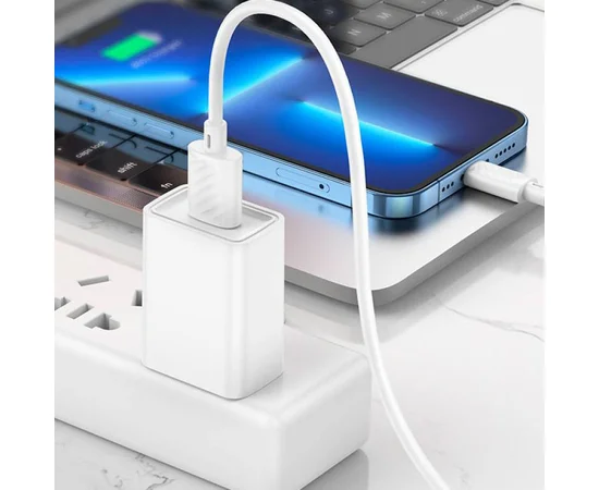 Дата кабель Hoco X88 Gratified USB to Lightning (1m) White