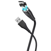 Дата кабель Hoco X63 "Racer" USB to MicroUSB (1m) Черный