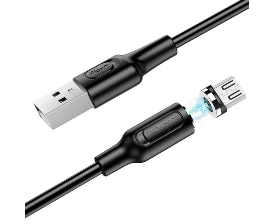 Дата кабель Borofone BX41 Amiable USB to MicroUSB (1m) Черный
