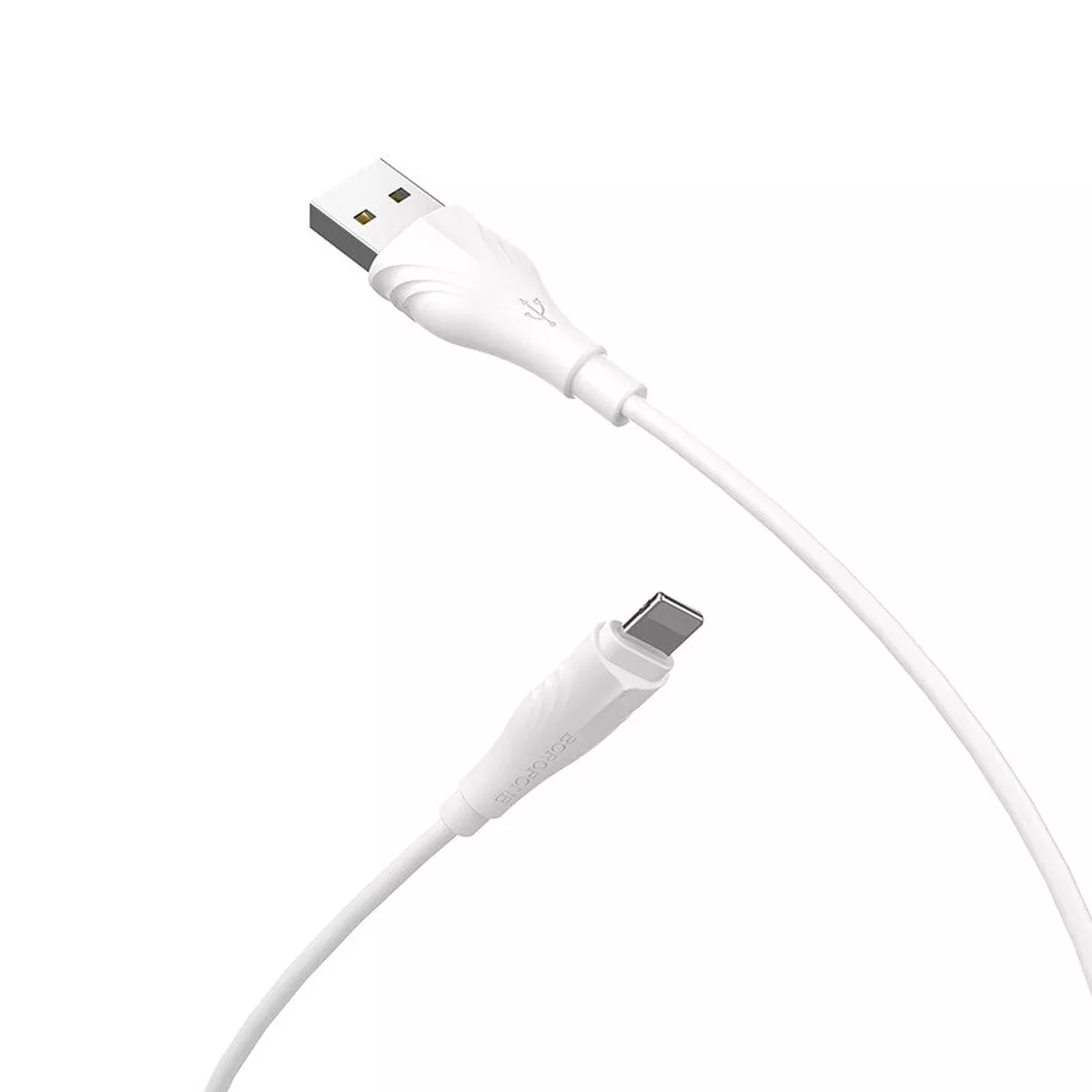 Дата кабель Borofone BX18 Optimal USB to Lightning (3m) Білий