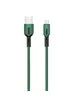 Дата кабель Usams US-SJ432 U51 Silicone USB to Micro USB (1m) Зеленый