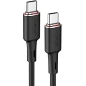 Дата кабель Acefast C2-03 USB-C to USB-C zinc alloy silicone (1m) Black