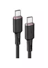 Дата кабель Acefast C2-03 USB-C to USB-C zinc alloy silicone (1m) Black