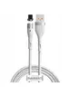 Дата кабель Baseus Zinc Magnetic Lightning 2.4A (1m) (CALXC-K) Белый