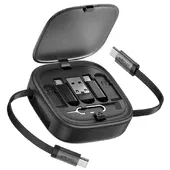 Дата кабель Acefast J3 box 5-in-1 60W (0.95m) Black