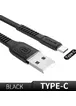Дата кабель Baseus Tough USB to Type-C 2A (1m) Черный