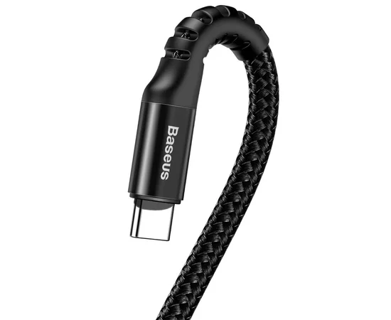 Дата кабель Baseus Fish Eye Spring Data Type-C Cable 2A (1m) Черный