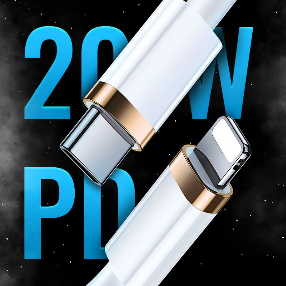 Дата кабель Usams US-SJ485 U63 Type-C To Lightning 20W PD (2m) Белый