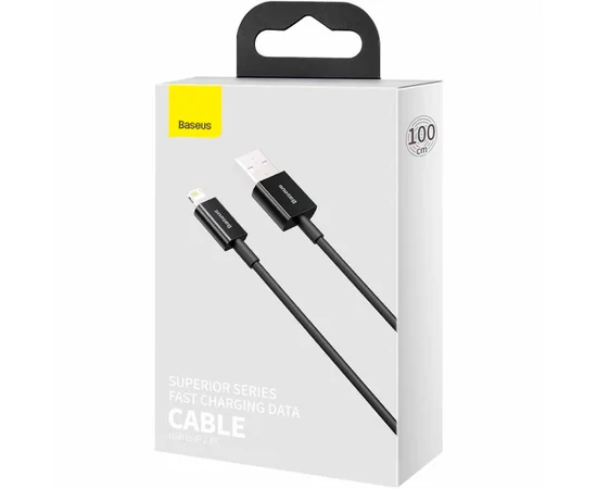 Дата кабель Baseus Superior Series Fast Charging Lightning Cable 2.4A (2m) (CALYS-C) Черный