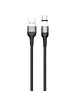 Дата кабель USAMS US-SJ327 U28 Magnetic USB to Type-C (1m) (3A) Чорний