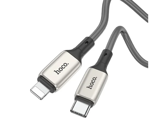 Дата кабель Hoco X66 "Howdy" PD Type-C to Lightning (1m) Серый