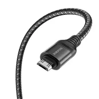 Дата кабель Borofone BX56 Delightful USB to Micro-USB (1m) Black