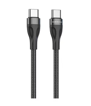 Дата кабель Borofone BX61 Source 60W Type-C to Type-C (1m) Black