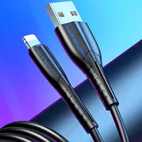 Дата кабель Usams US-SJ364 U35 USB to Lightning 2A (1m) Чорний