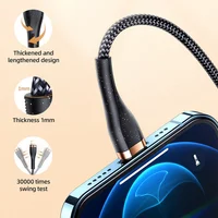 Дата кабель Usams US-SJ487 U64 Aluminum Alloy USB to Lightning 1.2m Черный