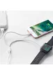 Дата кабель Hoco U69 2in1 lightning + зарядний пристрій для Apple Watch (1.2м) Білий