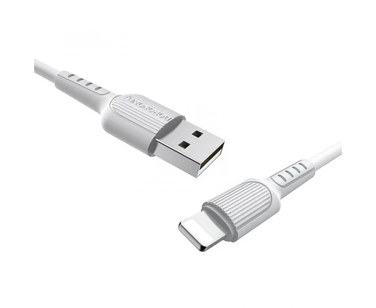 Дата кабель Borofone BX16 USB to Lightning (1m) Білий