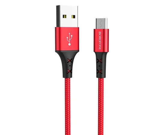 Дата кабель Borofone BX20 Enjoy USB to MicroUSB (1m) Красный