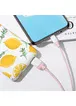 Дата кабель USAMS US-SJ247 Ice-cream series USB to MicroUSB (1m) Рожевий
