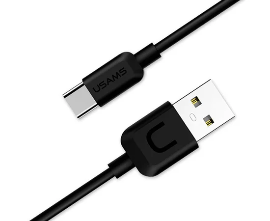 Дата кабель USAMS US-SJ099 USB to Type-C (1m) Чорний