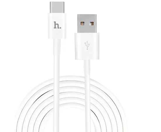 Дата кабель Hoco UPT02 Type-C (1.2m) Белый