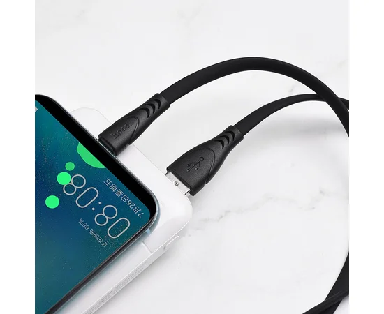Дата кабель Hoco X42 "Soft Silicone" USB to Type-C (1m) Чорний