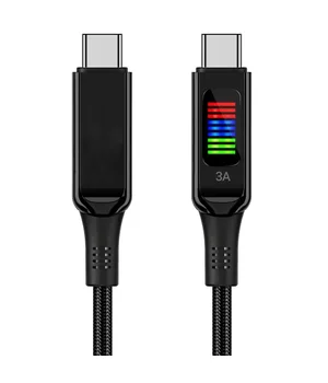 Дата кабель Acefast C7-03 USB-C to USB-C zinc alloy Black