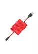 Дата кабель Hoco X21 Silicone Lightning Cable (1m) Black / Red