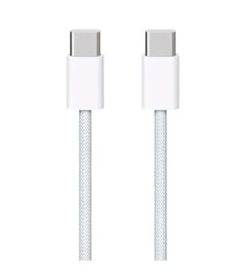 Дата кабель для Apple iPhone USB-C to USB-C FineWoven (AAA grade) (1m) (box) Белый