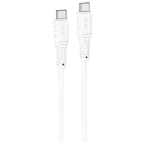 Дата кабель Hoco X67 "Nano" 60W Type-C to Type-C (1m) White