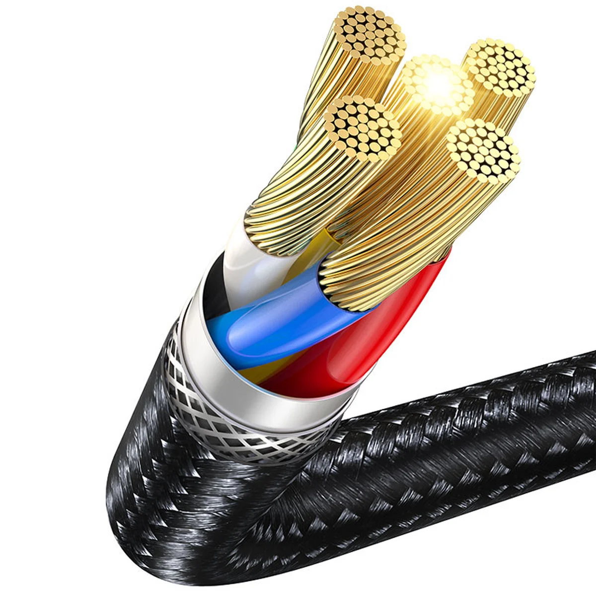 Дата кабель USAMS US-SJ521 U71 Type-C to Lightning PD 20W (1.2m) Black