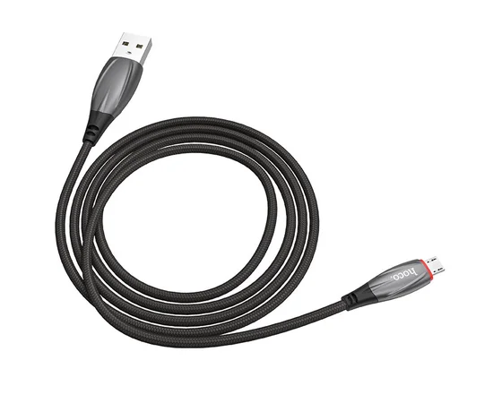 Дата кабель Hoco U71 "Star" MicroUSB (1.2М) Черный
