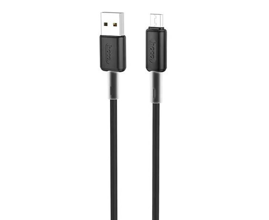 Дата кабель Hoco X48 "Soft" MicroUSB (1m) Черный
