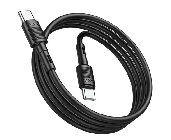 Дата кабель Hoco X83 Victory PD 60W Type-C to Type-C (1m) Black