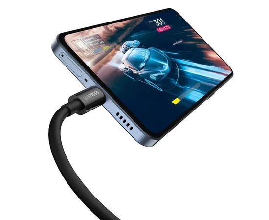 Дата кабель Baseus Superior Series (SUPERVOOC) Fast Charging USB to Type-C 65W 1m (CAYS00090) Black