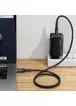 Дата кабель USAMS US-SJ466 U58 Type-C to Type-C 100W PD Fast Charge Magnetic Data Cable (1.5m) Черный