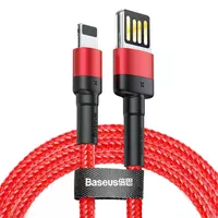 Дата кабель Baseus Cafule Lightning Cable Special Edition 2.4A (1m) (CALKLF-G) Red