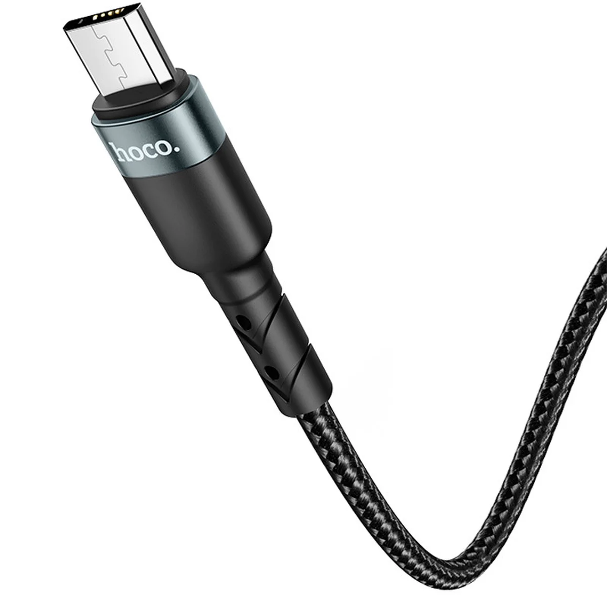 Дата кабель Hoco DU46 Charging USB to MicroUSB (1m) Черный