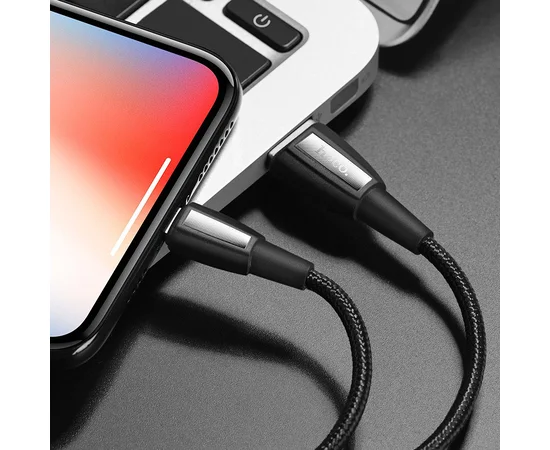 Дата кабель Hoco X39 "Titan" Lightning (1m) Черный