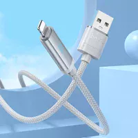 Дата кабель Hoco U127 Power USB to Lightning Silver / Gray