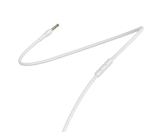 Аудио кабель Aux Hoco UPA15 With Mic (1m) Серый