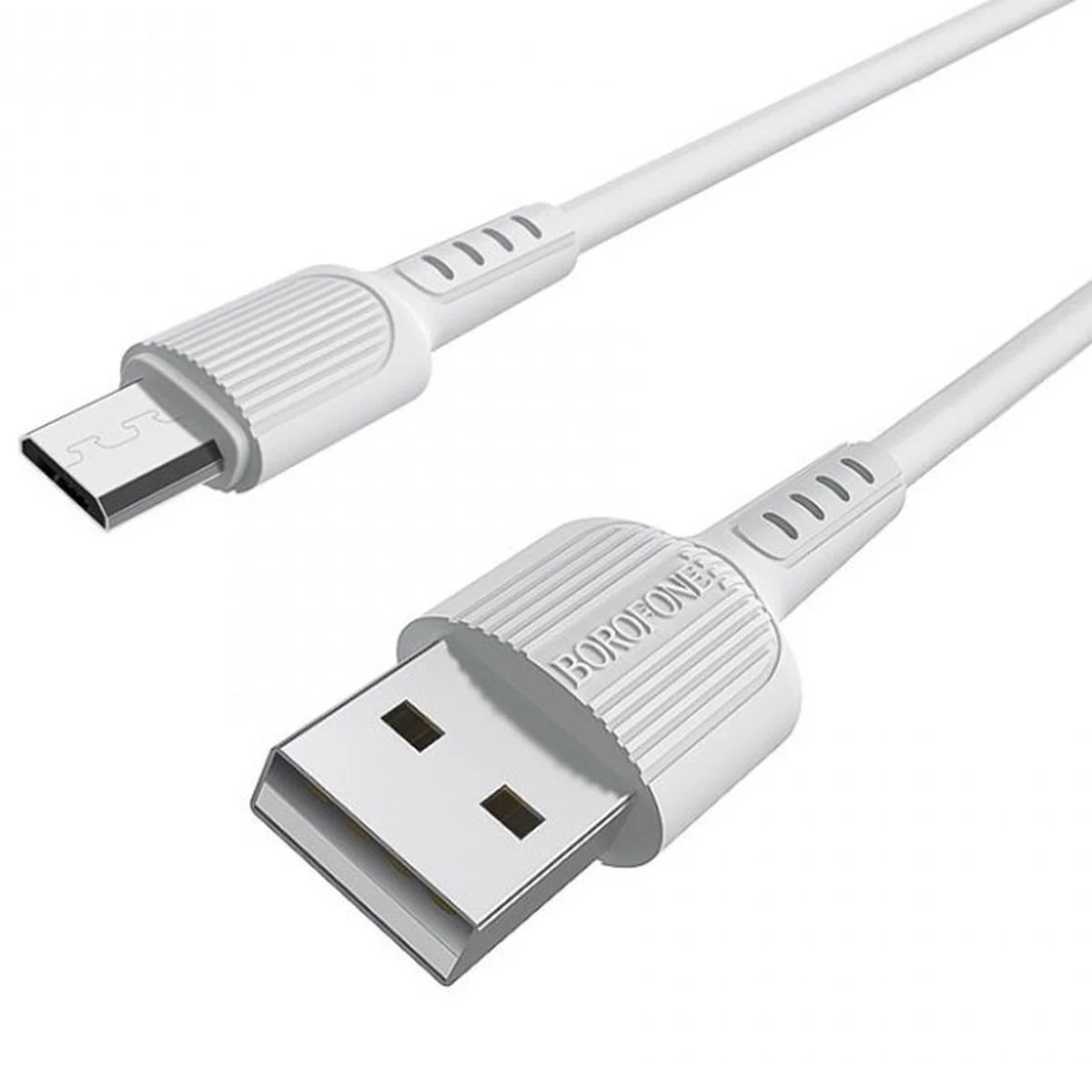Дата кабель Borofone BX16 USB to MicroUSB (1m) Білий