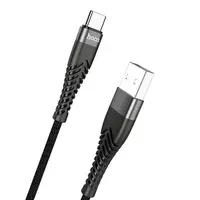 Дата кабель Hoco UD02 "Grandiose" Type-C (1m) Черный