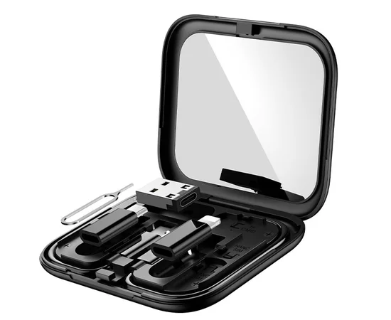 Дата кабель Hoco U114 Treasure box 60W (0.28m) Black