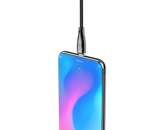 Дата кабель Hoco U75 "Blaze magnetic" Type-C (1.2М) Черный