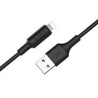 Дата кабель Hoco X25 Soarer Lightning Cable (1m) Черный