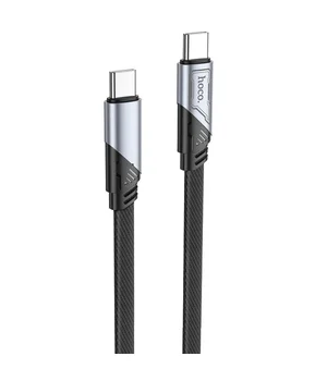 Дата кабель Hoco U119 Machine charging data Type-C to Type-C 60W (1.2m) Black