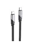 Дата кабель Hoco U119 Machine charging data Type-C to Type-C 60W (1.2m) Black