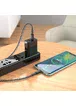 Дата кабель Hoco X69 Jaeger 60W Type-C to Type-C (1m) Черный / Белый