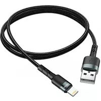 Дата кабель Hoco DU46 Charging USB to Lightning (1m) Черный